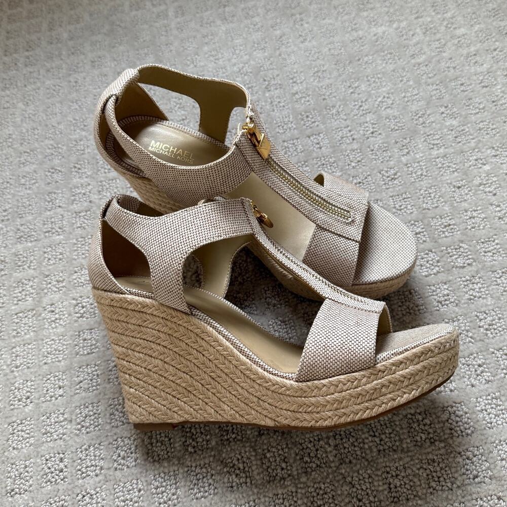 Michael Kors Wedge Sandals – Size 9